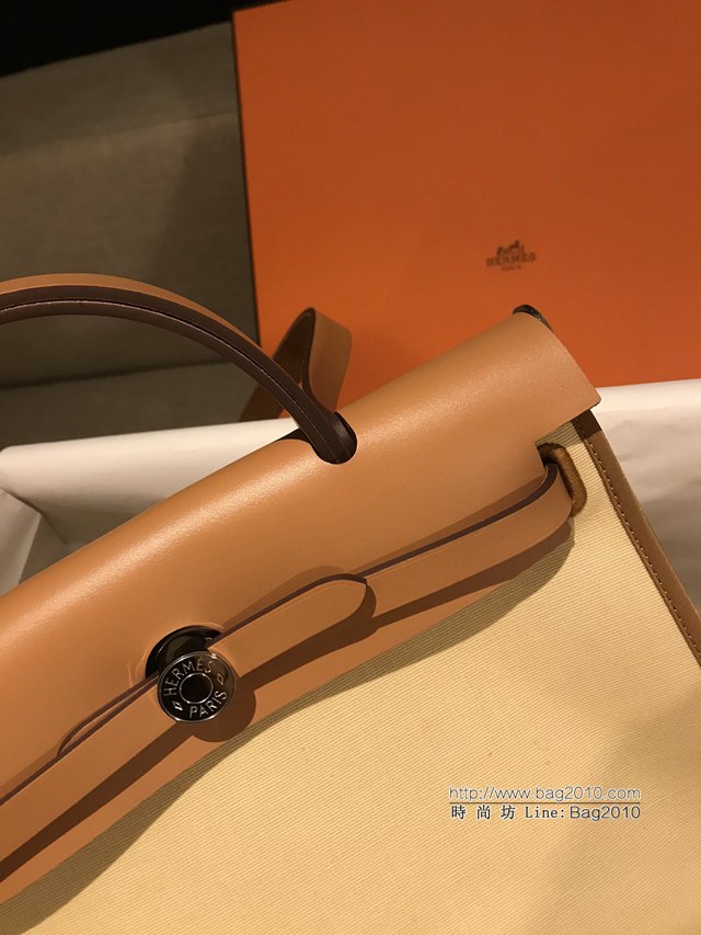 Hermes包包 愛馬仕升級版Herbag 手提肩背斜挎包 男女同款  tdh2041